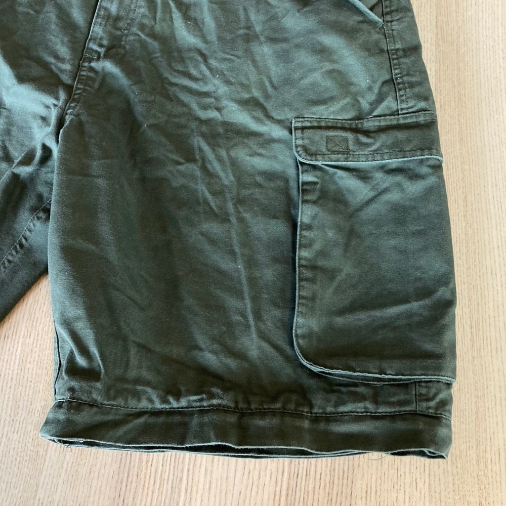 Boy Scouts of America Cargo Shorts Mens 38 Green Convertible Pants Shorts Only - Picture 14 of 15